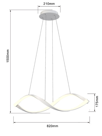Lampa wisząca LED AVIANO (6033-0106) - Aviano Lighting