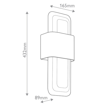 Kinkiet LED Serene - - Naturalny mosiądz (KL-SERENE-LED-W-NBR) - Elstead Lighting