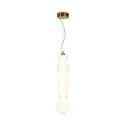 Lampa wisząca Collar złota (P069PL-L35G3K1) - Maytoni
