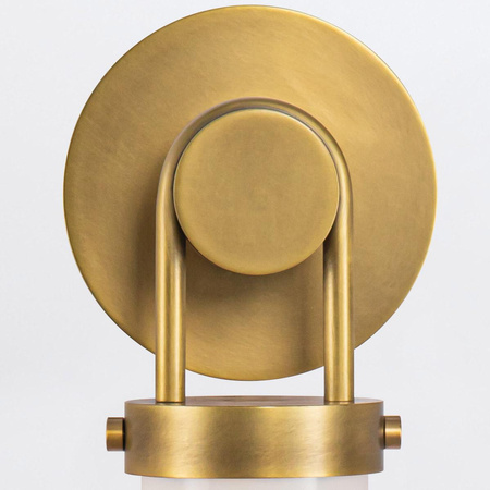 Kinkiet Wynwood - 1 źródło światła - Vintage mosiądz (QN-WYNWOOD-1WB-VBS) - Quintiesse