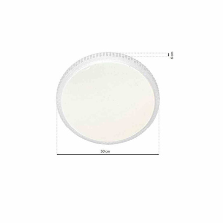 Plafon CRUZ 66W LED Ściemnialny+ Pilot (ML4220) - Milagro