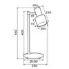 Lampa biurkowa DORIA (4276) - ARGON