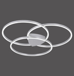 Q-KATE LAMPA SUFITOWA STALOWY (6579-95) - Paul Neuhaus