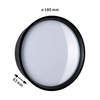 Plafoniera PLATOMO LED 14.5W 1200lm 180mm okrągła IP44 3000K 230V czarny / tworzywo sztuczne (PL94696) - PAULMANN