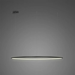 Lampa wisząca Ledowe Okręgi No.1 CO 100cm 3k czarna Dali (LA073/CO_100_in_3k_black_Dali) - ALTAVOLA DESIGN