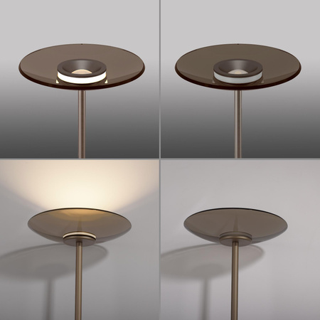 PURE MOON LAMPA PODŁOGOWA BRĄZOWY (594-97) - Paul Neuhaus