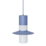 CAPONIO A niebieska sufitowa lampa wisząca (CPA199P0) - Ummo