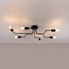 Żyrandol VECTOR 6 czarny (SL.1447) - Sollux Lighting