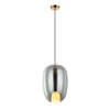 PENDANT LIGHT G9 SMOKE GLASS - GOLD MAT (22056 Zambelis) - Zambelis