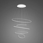 Lampa wisząca Ledowe Okręgi No.5 120cm 3k biała Dali (LA085/P_120_in_3k_white_Dali) - ALTAVOLA DESIGN