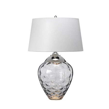 Lampa stołowa Samara - 2 źródła światła - Przydymione szkło (QN-SAMARA-TL-SMK) - Quintiesse