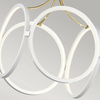 Lampa wisząca LED Ciri - Biała/ Szampańskie złoto (QN-CIRI-P-WH) - Quintiesse