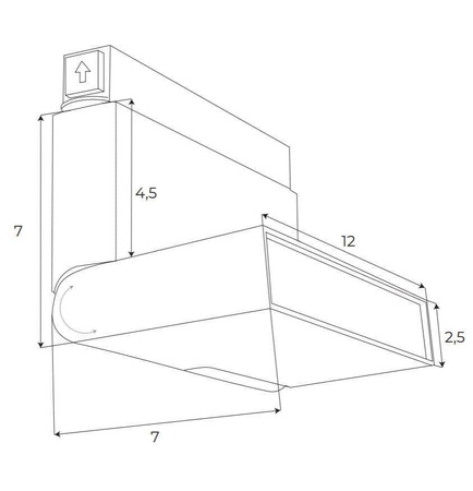 MAXLIGHT M0007Z LAMPA MAGNETYCZNA ŁAMANA SYSTEM ZIGBEE 6W 323LM 2700/5000K
