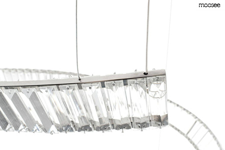 Lampa wisząca WAVE CORDON 2B chrom (MSE1501100194) - Moosee