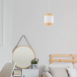 Lampa wisząca BOHO biała 1 PŁ Ø 20 (6528) - TK Lighting