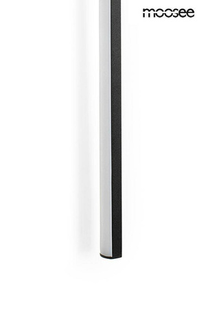 Minimalistyczny czarny kinkiet MAISON 60 (MSE1501100411) - Moosee
