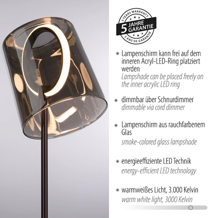 ZULA LAMPA WISZĄCA BRĄZ (4542-25) - Paul Neuhaus