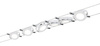 RoundMac LED system linkowy DC 6x4W Biały Mat 230V/12V DC 36VA Metal (PL94106) - PAULMANN