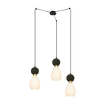 PENDANT 3XE14 MAX 15W BLACK MARBLE - BRASS (23245 Zambelis) - Zambelis