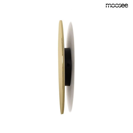 Kinkiet z dotykowym ściemniaczem SHADOW SUN 25 złota (MSE1501100499) - Moosee