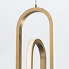 Lampa wisząca Demark - Szczotkowane złoto (QN-DEMARK-1P-BG) - Quintiesse