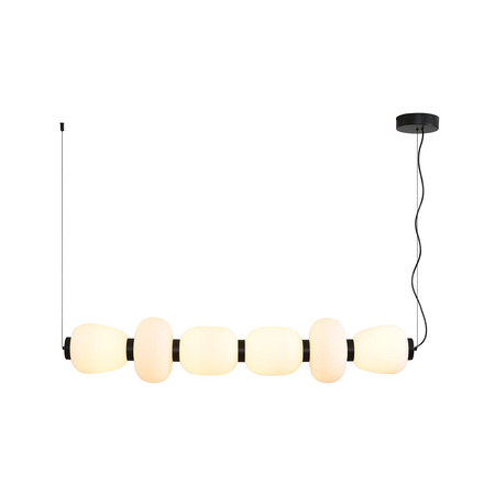 Lampa wisząca BRILLA LED biało-czarna 125 cm (ST-CP241210-6L BLACK WHITE) - Step into Design