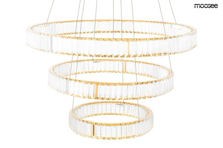 MOOSEE lampa wisząca LIBERTY TRIPLES złota (MSE010100176) - Moosee