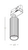TRACK LIGHT SPOT LED 7W WHITE (S115 Zambelis) - Zambelis