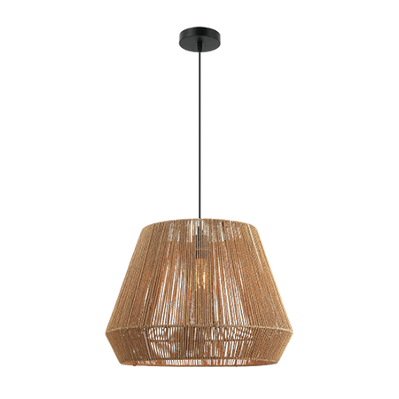 PENDANT LAMP E27 MAX 40W PAPER ROPE (20237 Zambelis) - Zambelis