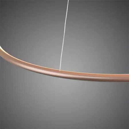 Lampa wisząca Ledowe Okręgi No.1 60cm 4k miedziana (LA073/P_60_in_4k_copper) - ALTAVOLA DESIGN