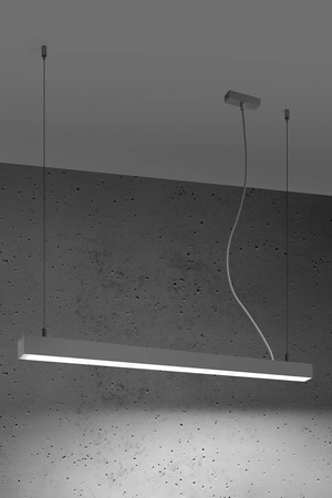 Lampa wisząca PINNE 90 szara 4000K (TH.052) - Thoro Lighting