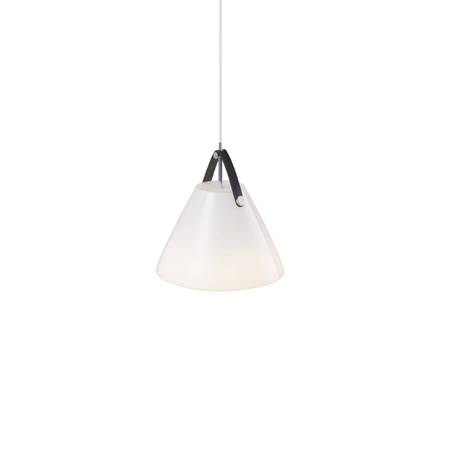 Szklana lampa wisząca STRAP Nordlux E27 40W Szkło Biały