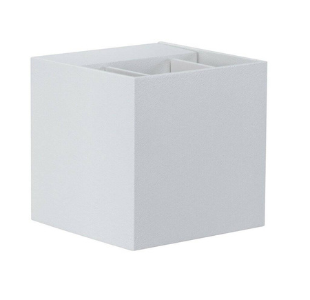 Oprawa elewacyjna Cybo LED 2x3W 230V IP65 kwadratowy 80x80mm Biały Aluminium (PL18001) - Paulmann