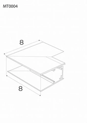 MAXLIGHT MT0004. Kątownik głęboki do użycia przy uskoku na suficie. Do szyn MT0001, MT0002