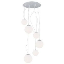 Plafon 6 pł. na okrągłej podsufitce OPTICA ARGON 2530 - żyrandol