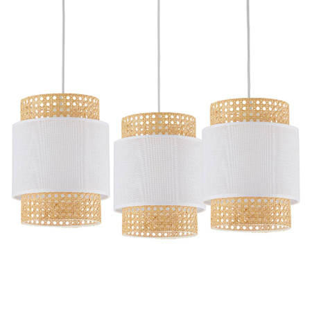 Lampa wisząca BOHO biała 3 PŁ (6537) - TK Lighting