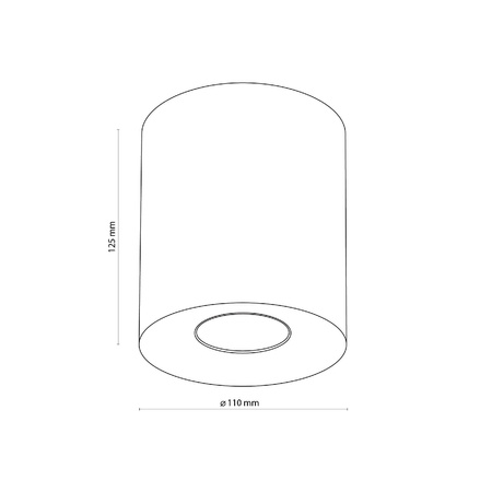 Lampa sufitowa ORION biała (3237) - TK Lighting