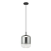 PENDANT LED LIGHT 12W 3000K BLACK-SMOKED GLASS (23214 Zambelis) - Zambelis