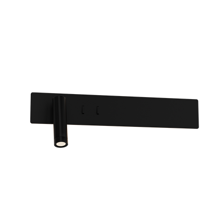 READING LIGHT LED 3W WITH BACKLIGHT 10W BLACK (H54 Zambelis) - Zambelis