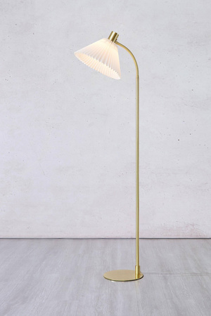 MIRA Floor 1L Brushed Brass/White (108569) Markslojd