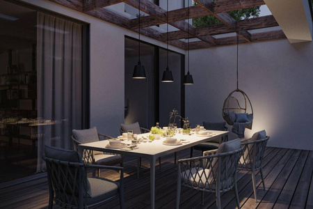 Lampa wisząca KOFIA Plug & Shine 2W 3000K IP44 E14 24V antracyt (PL93104) - PAULMANN