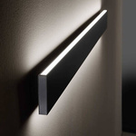 Lampa ścienna / Kinkiet LINUS Czarny (LINUS_AP_3000K_BK) - Ideal Lux