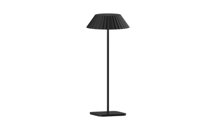 LAMPA STOŁOWA ZEWNĘTRZNA MAXLIGHT T0066 MUFFIN CZARNA IP44