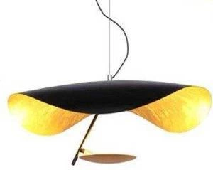 Lampa wisząca ENIGMA LED czarno złota 60 cm (ST-8821P-60) - Step into Design