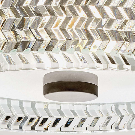 Plafon Elle - 2 źródła światła - Czarny  (HK-ELLE-F-S-BK) - Elstead Lighting