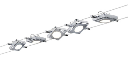 MacLED system linkowy DC 5x4W Chrom Mat 230V/12V DC 36VA Metal (PL94108) - PAULMANN