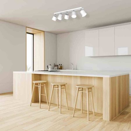 Lampa sufitowa DIXIE WHITE 5xGX53 (MLP7598) - Milagro