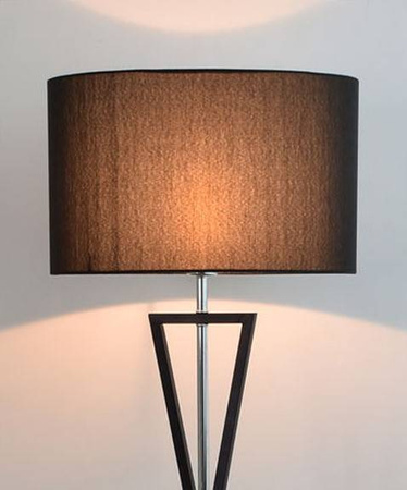 Lampa podłogowa Sand Glass czarna (Abigali-FSG-B-E27)