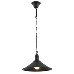 lampa wisząca 1 pł. ERBA czarny 1 x E27/60W ARGON 631 - żyrandol