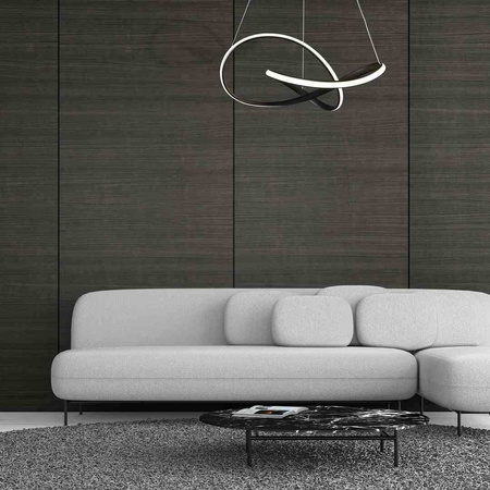 LAMPA WISZĄCA CAPPIO BLACK 36W LED (ML6771) - Milagro